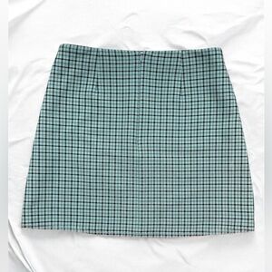 Aritzia Wilfred Plaid Mini Skirt